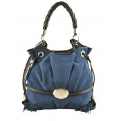 Collection Sac Lancel Le Brigitte Bardot Alcantara Bleu Magique